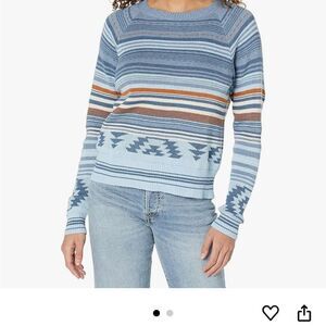 Pendleton Striped Blue Sweater XS NWT in packaging